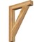 Ekena Millwork Traditional Block Rough Sawn Bracket, Western Red Cedar, 4"W x 26"D x 34"H BKT04X26X34TRA05RWR - alternate 1